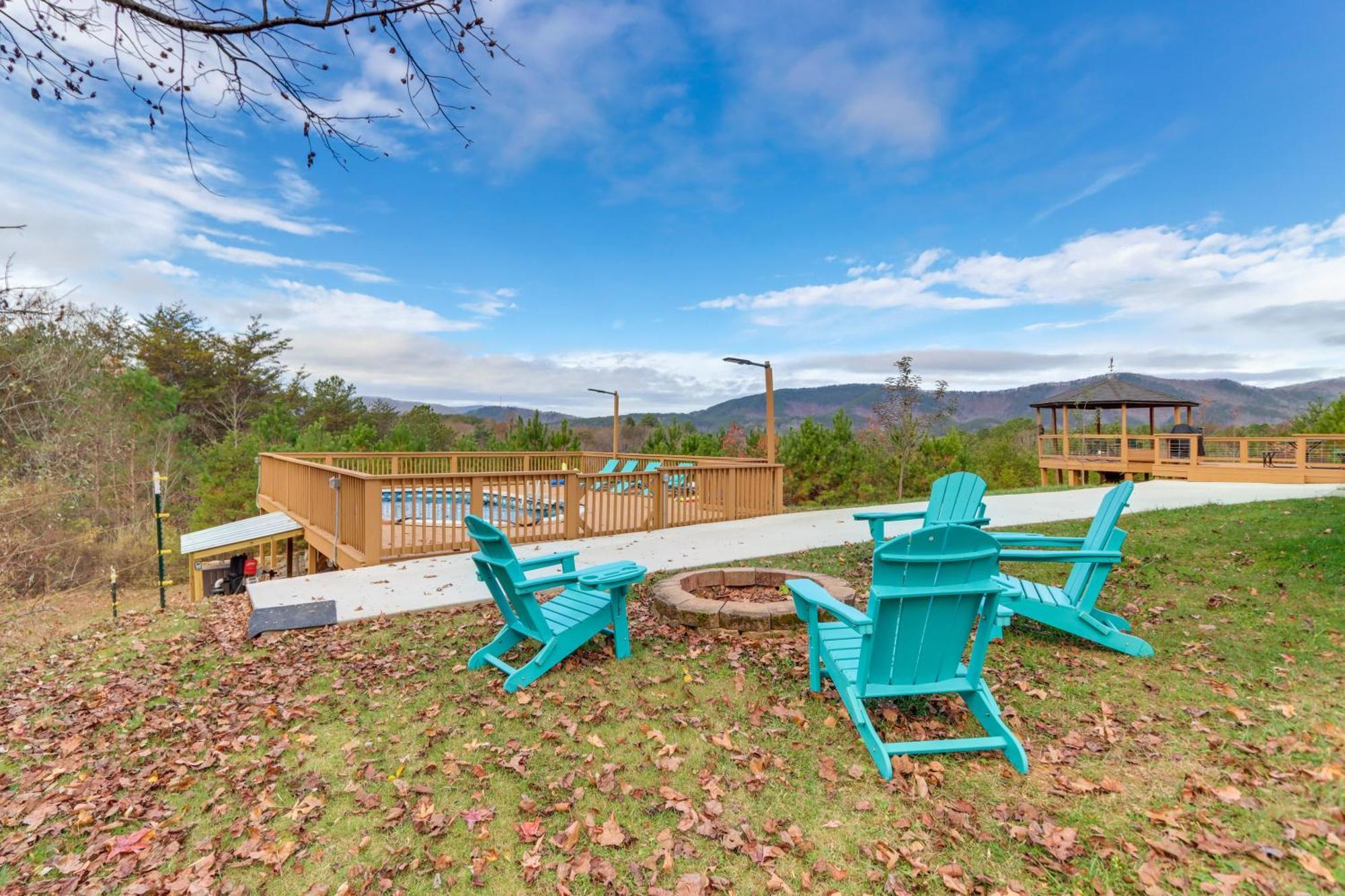 Stunning Copperhill Retreat With Mountain Views! Vila Exterior foto